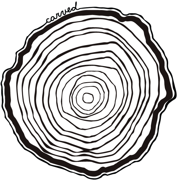 Carved LOGO